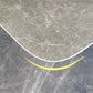 Industrial Sintered Stone Dining Table Rectangle Table with Wooden Base