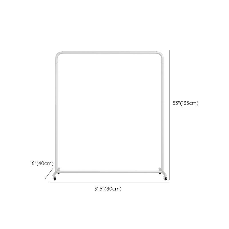 Contemporary Coat Rack Hanging Rail Metal Framed Entryway Kit Clearhalo 'Entry & Mudroom Furniture' 'furn' 'furn_hall_tree_coat_racks' 'Furniture' 'Hall Trees & Coat Racks' 'hall_tree_coat_racks' 1200x1200_8f9701a5-531b-4994-9e05-6a2536b0c4df