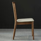 Contemporary Solid Wood Side Chair Kitchen Slat Back Armless Chair