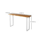 Contemporary 1/2/4/7 Pieces Bar Table Set Rectangle Wood Bar Table with Wood Stools