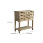 Commode traditionnelle en bois massif, commode de rangement pour chambre à coucher