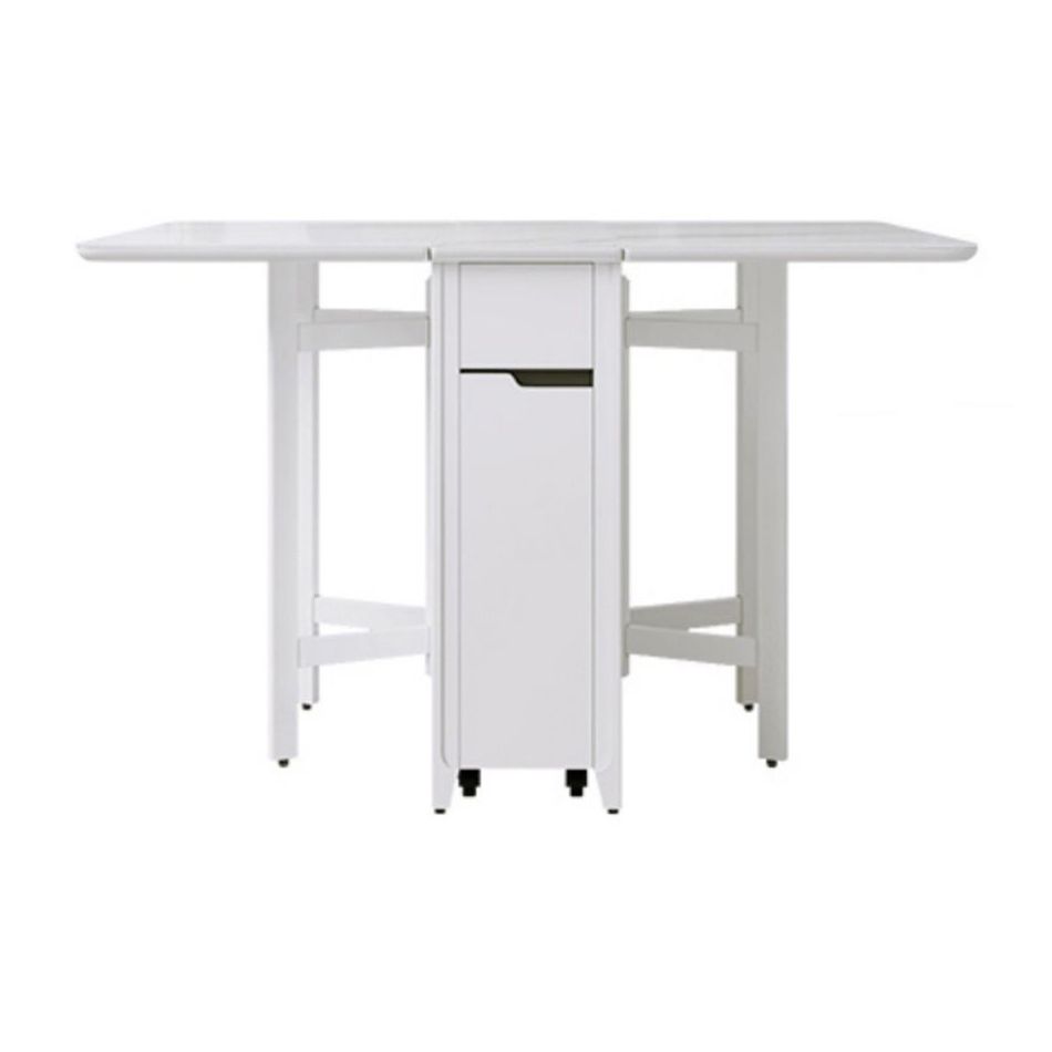 Rectangle Stone Dining Site Table Simplicity Style Drop Leaf Table for Home Clearhalo ' dining_table' 'Dining Tables & Seating' 'Dining Tables' 'furn' 'furn_dining_table' 'Furniture' 'furniture_dining_table' 'Kitchen & Dining Furniture' 'kitchen&dining_furn' 'kitchen' 'kitchen_dining_table' 1200x1200_8f984a17-689a-4543-a42d-1c0afbab5db8