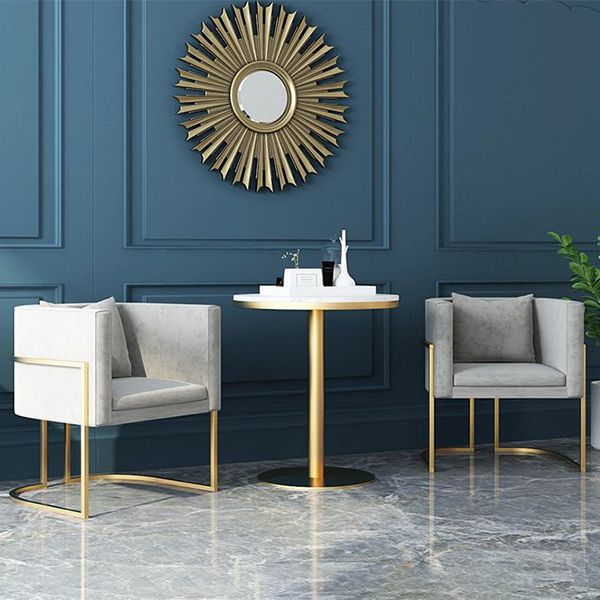 Contemporary Style Upholstered Armless Dining Chairs Solid Back Chairs for Home Clearhalo ' kitchen&dining_furn' 'Dining Chairs' 'Dining Tables & Seating' 'dining_chair' 'furn' 'furn_dining_chair' 'Furniture' 'furniture_dining_chair' 'Kitchen & Dining Furniture' 'kitchen' 1200x1200_8f991ed0-21ae-460c-8613-5ddfc4cd870b