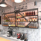 Modern Simple Wine Rack Iron Shelf Wall Mounted Wine Rack for Bar Clearhalo 'furn' 'furn_wine_racks' 'Furniture' 'Kitchen & Dining Furniture' 'Wine Racks' 'wine_racks' 1200x1200_8f995ceb-475e-4ba6-bbc3-c70c5e07851f