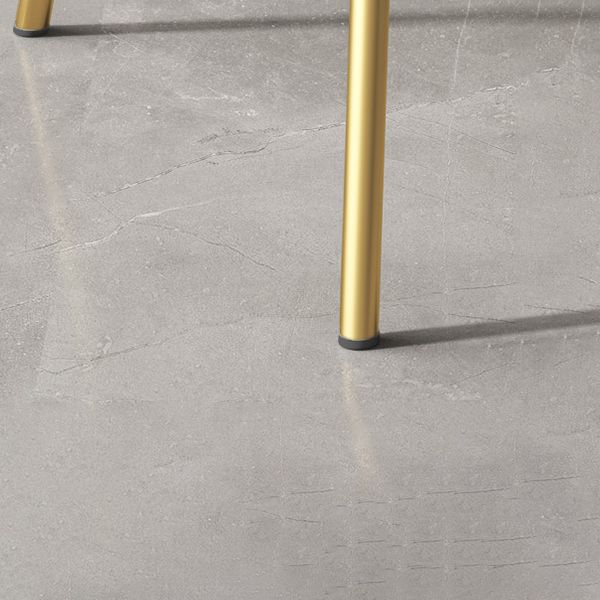 1/3/4 Pièces Industrial Round Bar Table Set Gold Iron Bistro Set avec repose-pied