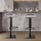 Industrial Leather Bar Stool Backrest Adjustable Counter Stool for Bristol