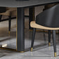 Traditional Luxury Dining Table Rectangle Sintered Stone Dining Table with Sled Base Clearhalo ' dining_table' 'Dining Tables & Seating' 'Dining Tables' 'furn' 'furn_dining_table' 'Furniture' 'furniture_dining_table' 'Kitchen & Dining Furniture' 'kitchen&dining_furn' 'kitchen' 'kitchen_dining_table' 1200x1200_8f9abb9a-7f40-49e1-b252-84922f51e54a
