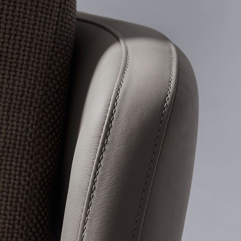 Faux Leather Armless Chair Basic Four Leg Chair for Living Room, 26.77" Wide