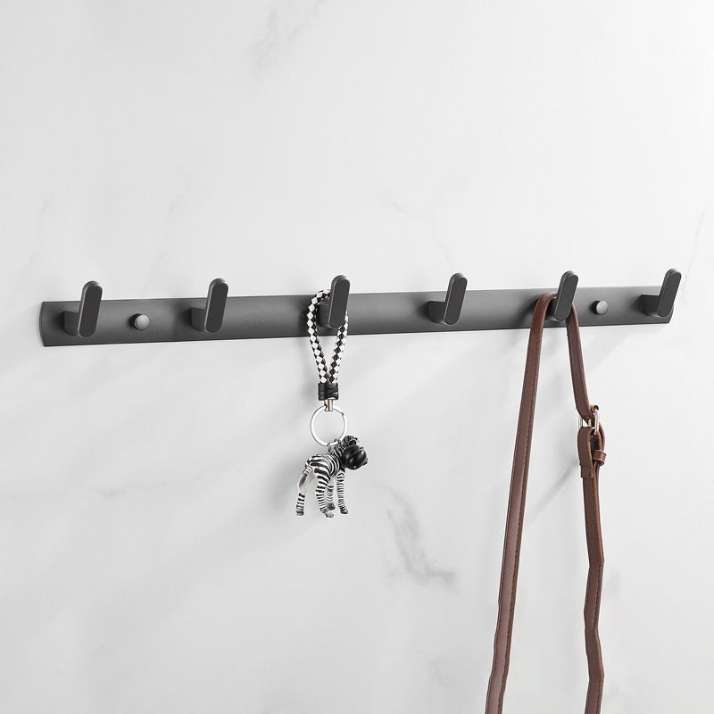 Stainless Steel Hall Stand Entryway Kit Wall-Mounted Hooks Coat Rack Clearhalo 'Entry & Mudroom Furniture' 'furn' 'furn_hall_tree_coat_racks' 'Furniture' 'Hall Trees & Coat Racks' 'hall_tree_coat_racks' 1200x1200_8f9f5116-9476-4d62-80ac-c74da7d1c120