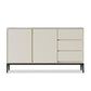 Stone moderno 33.4 "H buffet a buffet 3-drawer sala da pranzo buffet server