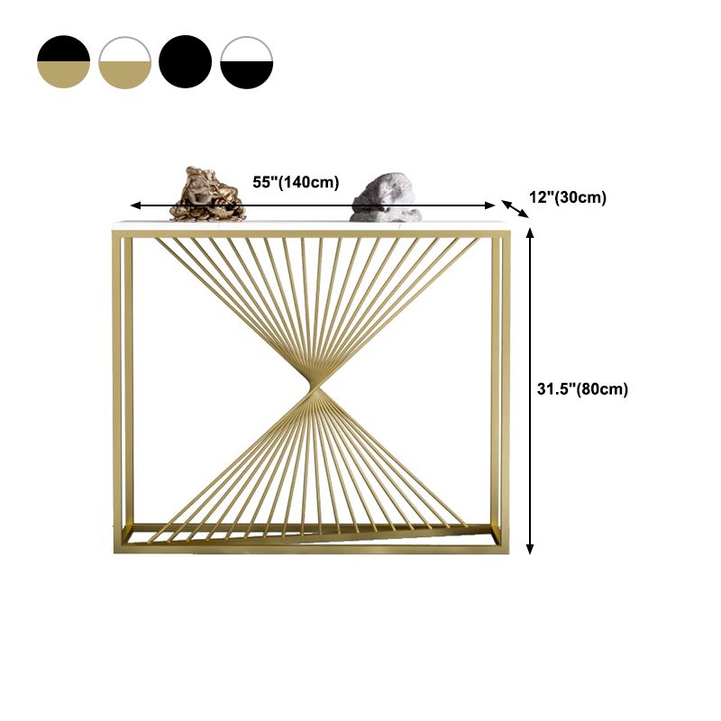 Mesa de la mesa de la mesa del glamour de 31.5 pulgadas de altura para el hall