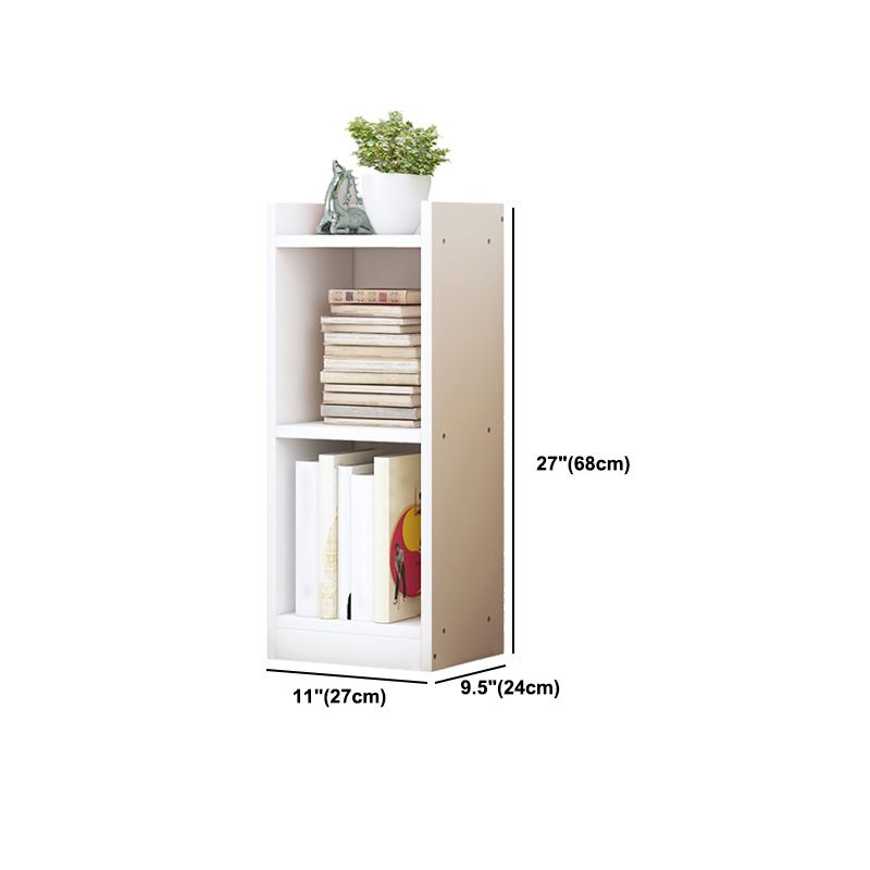 Wooden Bookcase Modern Style Home Living Room Corner Bookshelf