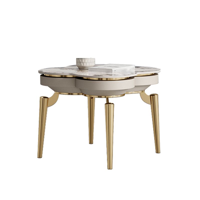 19.7inch Tall Side Table 4 Legs Base Type Slate  Nesting Tables