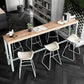 Modern Bar-height Table Solid Wood Top Bar Table for Living Room Clearhalo 'Bar Furniture' 'Bar Tables' 'bar_tables' 'furn' 'furn_bar_tables' 'Furniture' 'Kitchen & Dining Furniture' 1200x1200_8fa64395-ad9e-4323-a43f-13a34464a126