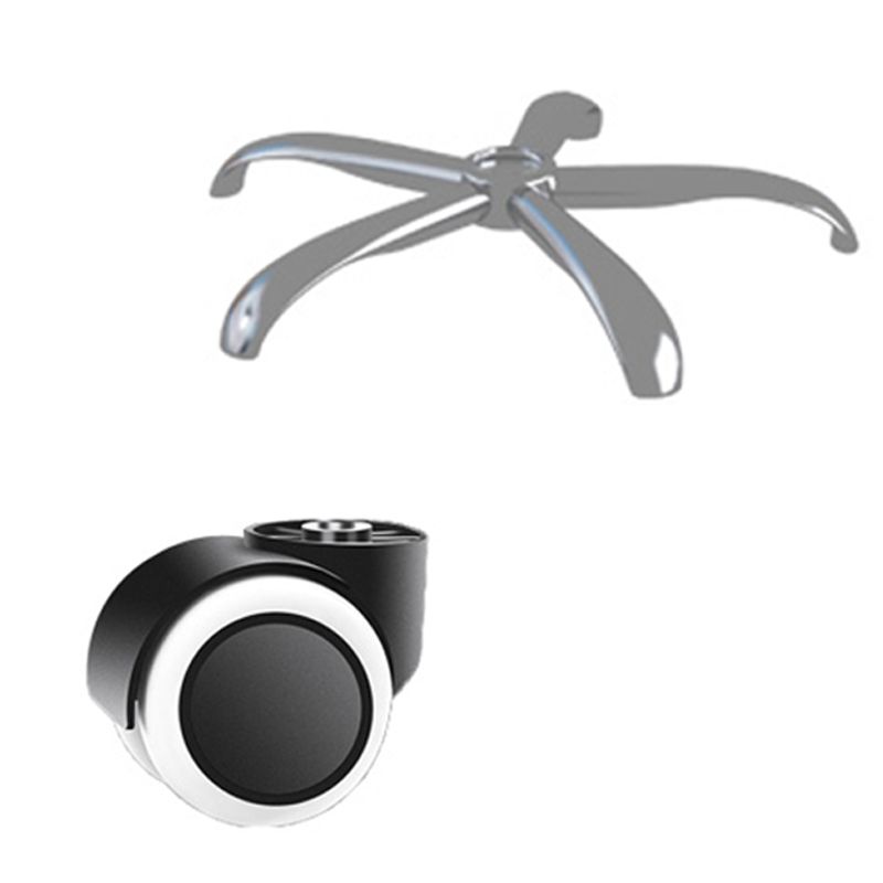 Chrome Steel Frame Modern Task Chair with Padded Arms High Back Computer Desk Chair Clearhalo 'furn' 'furn_office_chair' 'Furniture' 'furniture_office_chair' 'Office Chairs' 'Office Furniture' 'office_chair' 1200x1200_8fa95098-034f-4145-a7e4-e57af7ea863b