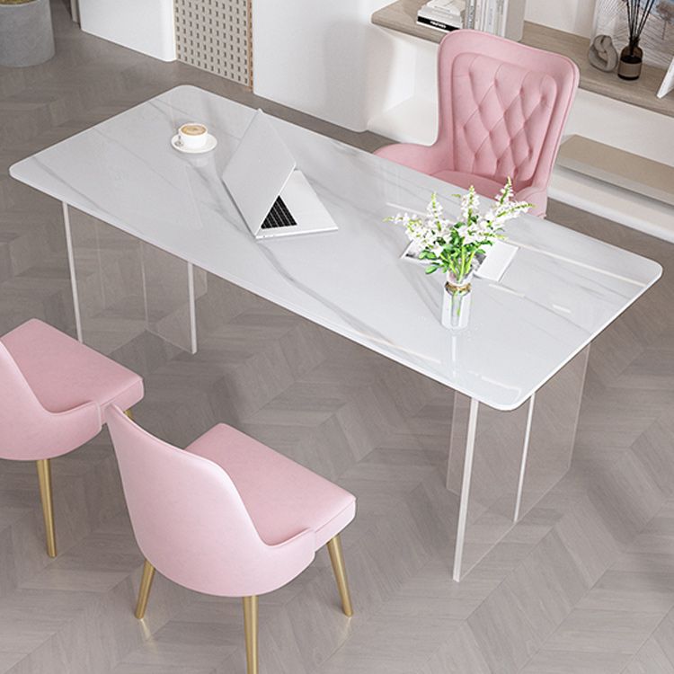 Table de travail de bureau du rectangle moderne