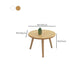 Contemporary Coffee Table Wooden 3 Legs Coffee Cocktail Table Clearhalo 'Coffee & Accent Tables' 'Coffee Tables' 'coffee_tables' 'furn' 'furn_coffee_tables' 'Furniture' 'Living Room Furniture' 1200x1200_8faa7e39-8840-4f08-b07d-f528a73a2616