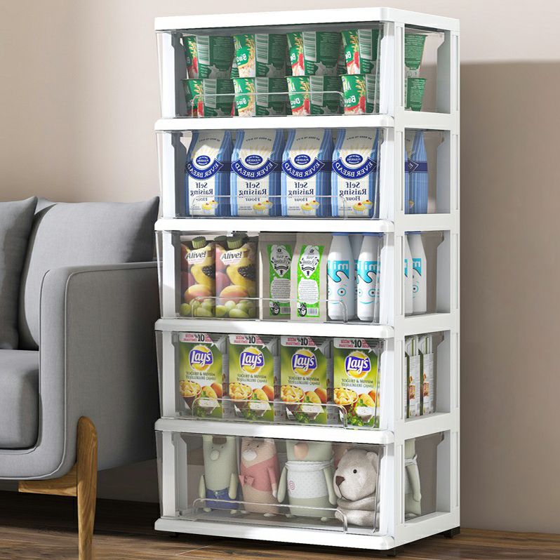 Armoire de rangement contemporaine avec des jambes armoire de garde-robe de 5 tirages