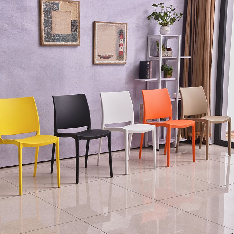 Contemporary Style Dining Chairs Plastic Armless Side Chairs for Kitchen Clearhalo ' kitchen&dining_furn' 'Dining Chairs' 'Dining Tables & Seating' 'dining_chair' 'furn' 'furn_dining_chair' 'Furniture' 'furniture_dining_chair' 'Kitchen & Dining Furniture' 'kitchen' 1200x1200_8fad03af-fd5c-4a6d-9058-d604bdd9c63b