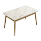 Traditional Luxury Dining Table Sintered Stone Dining Table with Metal Base Clearhalo ' dining_table' 'Dining Tables & Seating' 'Dining Tables' 'furn' 'furn_dining_table' 'Furniture' 'furniture_dining_table' 'Kitchen & Dining Furniture' 'kitchen&dining_furn' 'kitchen' 'kitchen_dining_table' 1200x1200_8fad91ab-cc3e-4cc8-92d8-87e28ad50d3d