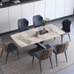 Ensemble Table et chaises de Style design pour la maison, Table à manger en pierre frittée 1/2/5/7 pièces