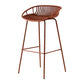 Contemporary Matte Finish Metal Bar Stool Footrest Milk Tea Shop Stool Clearhalo 'Bar Furniture' 'Bar Stools' 'bar_stools' 'furn' 'furn_bar_stools' 'Furniture' 'furniture_bar_stools' 'Kitchen & Dining Furniture' 1200x1200_8fae3b1d-d279-42f8-b63b-8bd74618c22c