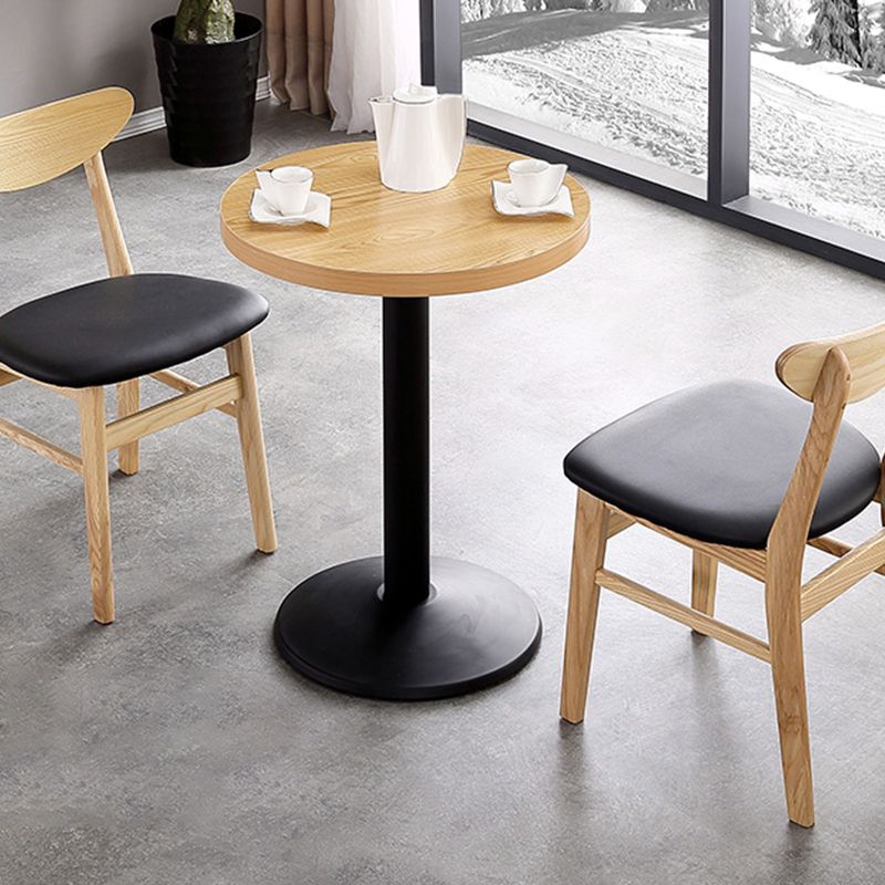 Metal Contemporary Dining Table Wood Top Table for Dining Room Clearhalo ' dining_table' 'Dining Tables & Seating' 'Dining Tables' 'furn' 'furn_dining_table' 'Furniture' 'furniture_dining_table' 'Kitchen & Dining Furniture' 'kitchen&dining_furn' 'kitchen' 'kitchen_dining_table' 1200x1200_8fae7be2-1330-4d1c-81af-35dcb0e0e7bd