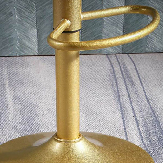 Sgabello da barretta per altezza regolabile in stile glam in stile glam