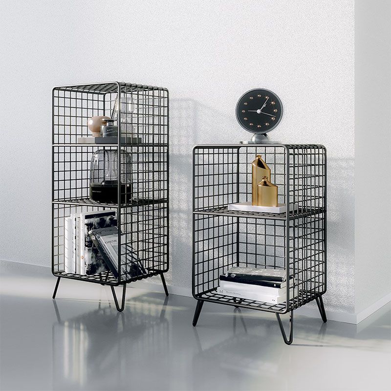 Iron Industrial Standard Bookshelf Closed Back Vertical Bookshelf for Bedroom Clearhalo 'Bookcases' 'furn' 'furn_bookcases' 'Furniture' 'furniture_bookcases' 'kitchen' 'kitchen_bookcases' 'Living Room Furniture' 'Office Furniture' 1200x1200_8fb0af07-8c19-44f8-bd0f-43afbd3b2188