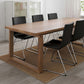 Rectangle Modern Dining Table Ash Solid Wood Table with Double Pedestal Base Clearhalo ' dining_table' 'Dining Tables & Seating' 'Dining Tables' 'furn' 'furn_dining_table' 'Furniture' 'furniture_dining_table' 'Kitchen & Dining Furniture' 'kitchen&dining_furn' 'kitchen' 'kitchen_dining_table' 1200x1200_8fb1be6c-9581-4eaf-a419-ee22acb09f42