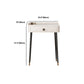 Contemporary Bedroom Storage Box Bright White Straight Feet Vanity Desk Clearhalo 'Bedroom Furniture' 'furn' 'furn_makeup_vanities' 'Furniture' 'Makeup Vanities' 'makeup_vanities' 1200x1200_8fb2debe-298b-46e4-8d19-da0ecfd1e4d9