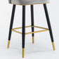 Scandinavian Iron Upholstered Counter Stools Black Low Back Bar Stools with Footrest Clearhalo 'Bar Furniture' 'Bar Stools' 'bar_stools' 'furn' 'furn_bar_stools' 'furniture_bar_stools' 'Kitchen & Dining Furniture' 'kitchen&dining_furn' 'kitchen' 'kitchen_furn' Furniture' 1200x1200_8fb33e61-f60a-4d42-a50b-9b94643a9fda