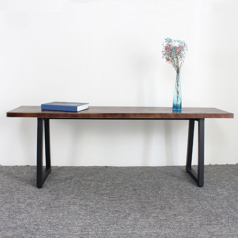 Rectangle 13.8" Wide Entryway Bench Modern Wood Seating Bench Clearhalo 'Benches' 'Chairs & Seating' 'furn' 'furn_benches' 'Furniture' 'Living Room Furniture' 1200x1200_8fb3f4cb-572f-4c5b-83a3-09d5848deb8a