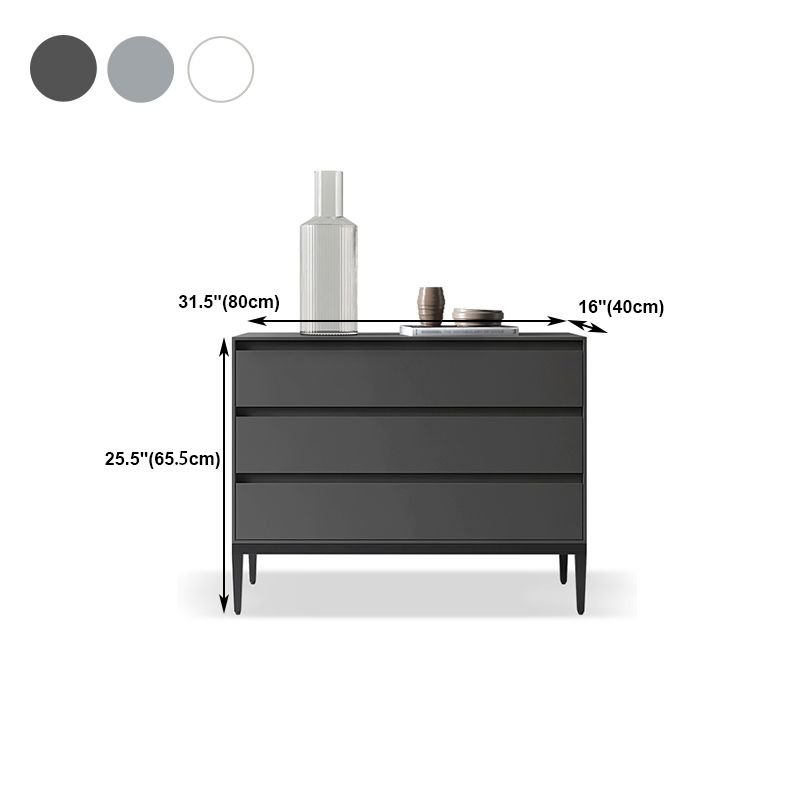 Servizio da pranzo in legno moderno ingegnerizzato 3-Drawer Server buffet 31,5 "l x 15,7" W x 25 "H