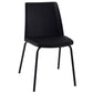 Modern Solid Back Side Chair Plastic Upholstered Armless Chair for Dining Room Clearhalo 'Dining Chairs' 'Dining Tables & Seating' 'dining_chair' 'furn' 'furn_dining_chair' 'Furniture' 'Kitchen & Dining Furniture' 1200x1200_8fb71ac5-5324-4f59-a9f4-fa27082498b8