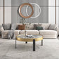 Contemporary Coffee Table Set 4 Legs Slate Coffee Cocktail Table Clearhalo 'Coffee & Accent Tables' 'Coffee Tables' 'coffee_tables' 'furn' 'furn_coffee_tables' 'Furniture' 'Living Room Furniture' 1200x1200_8fb9c1f5-d744-4988-aa6b-93307a6dc94a