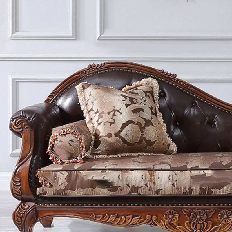 Traditional Upholstered Chaise Lounge Couch Fabric Chaise Lounge Chair with Arms Clearhalo 'Chairs & Seating' 'Chaise Lounge' 'chaise_lounge' 'furn' 'furn_chaise_lounge' 'Furniture' 'Living Room Furniture' 1200x1200_8fba805a-cb88-4431-ac33-4857bfb757f8