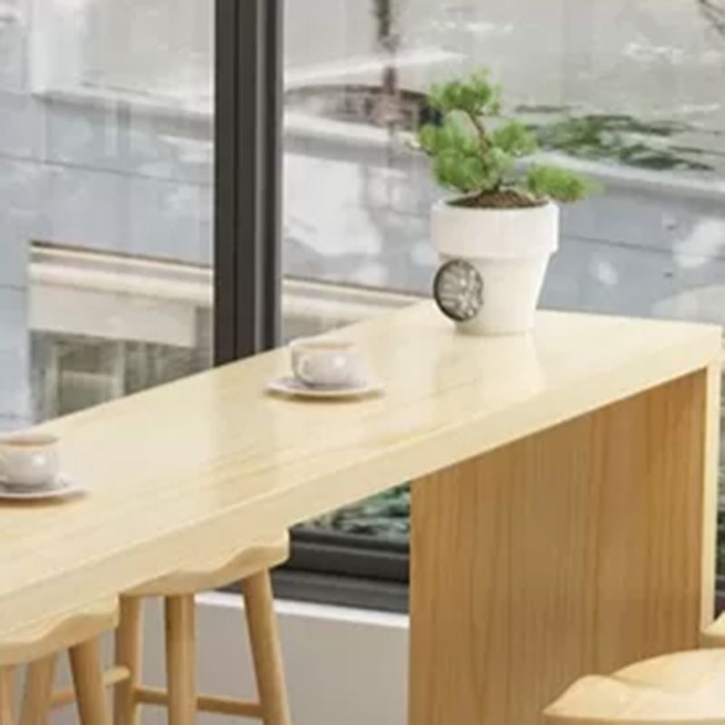 Glam Rectangle Bar Counter Table Wood Bar Counter Table for Home Clearhalo 'Bar Furniture' 'Bar Tables' 'bar_tables' 'furn' 'furn_bar_tables' 'Furniture' 'Kitchen & Dining Furniture' 1200x1200_8fbb05dd-5dc1-486b-9297-c1445bf28b6c