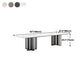 Industrial Rectangle Home Furniture Stone Double Pedestal Dining Table for Home Clearhalo ' dining_table' 'Dining Tables & Seating' 'Dining Tables' 'furn' 'furn_dining_table' 'Furniture' 'furniture_dining_table' 'Kitchen & Dining Furniture' 'kitchen&dining_furn' 'kitchen' 'kitchen_dining_table' 1200x1200_8fbb9030-465f-4e2c-bcf4-ab38c4af4277