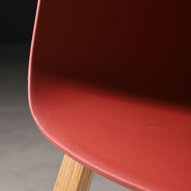 Contemporary Style Dining Chair Arm Side Chairs with Wooden Legs Clearhalo 'Dining Chairs' 'Dining Tables & Seating' 'dining_chair' 'Furniture' 'furniture_dining_chair' 'Kitchen & Dining Furniture' 1200x1200_8fbcc39d-e01f-45b4-aafd-5019b2337b67