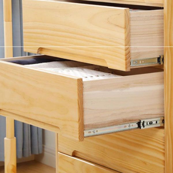 Modern Solid Wood Lingerie Chest Bedside Vertical Storage Chest