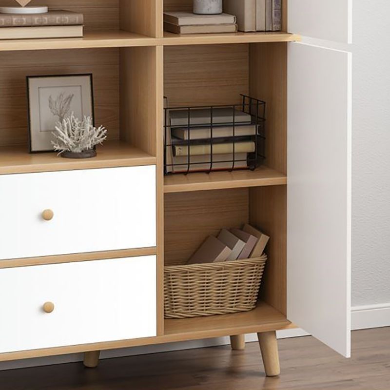Libreria moderna per finiture opache in legno Bookcase con archiviazione dei cassetti