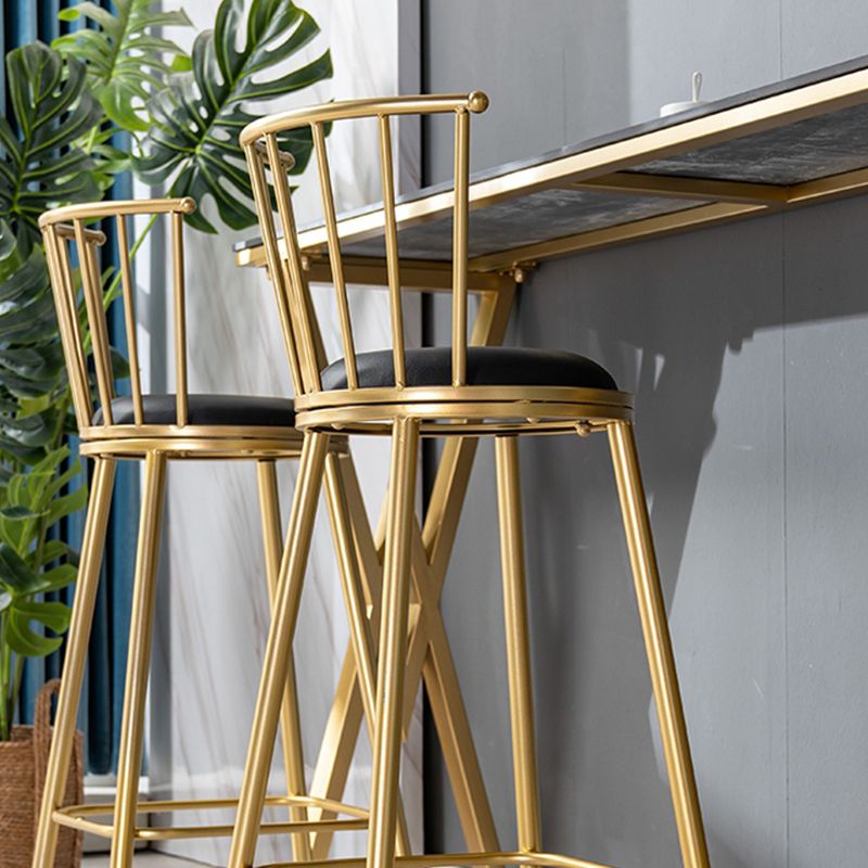 Contemporary Style Upholstered Counter Stool Bar-height Living Room Bar Stool Clearhalo 'Bar Furniture' 'Bar Stools' 'bar_stools' 'furn' 'furn_bar_stools' 'Furniture' 'Kitchen & Dining Furniture' 1200x1200_8fc17441-f91a-4e84-a091-211a3cbc4dc5