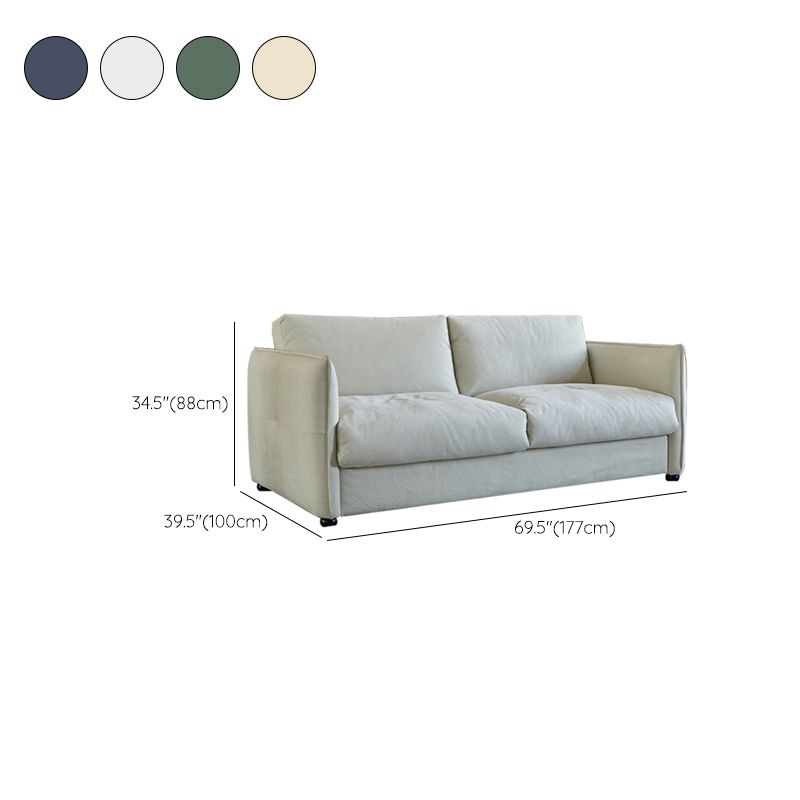 Moderne faux lederen slaper bank verwijderbare bekleding futon sofa bed