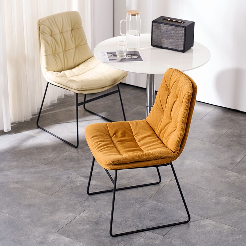 Modern Style Side Chair Upholstered Indoor Dining Chair for Home