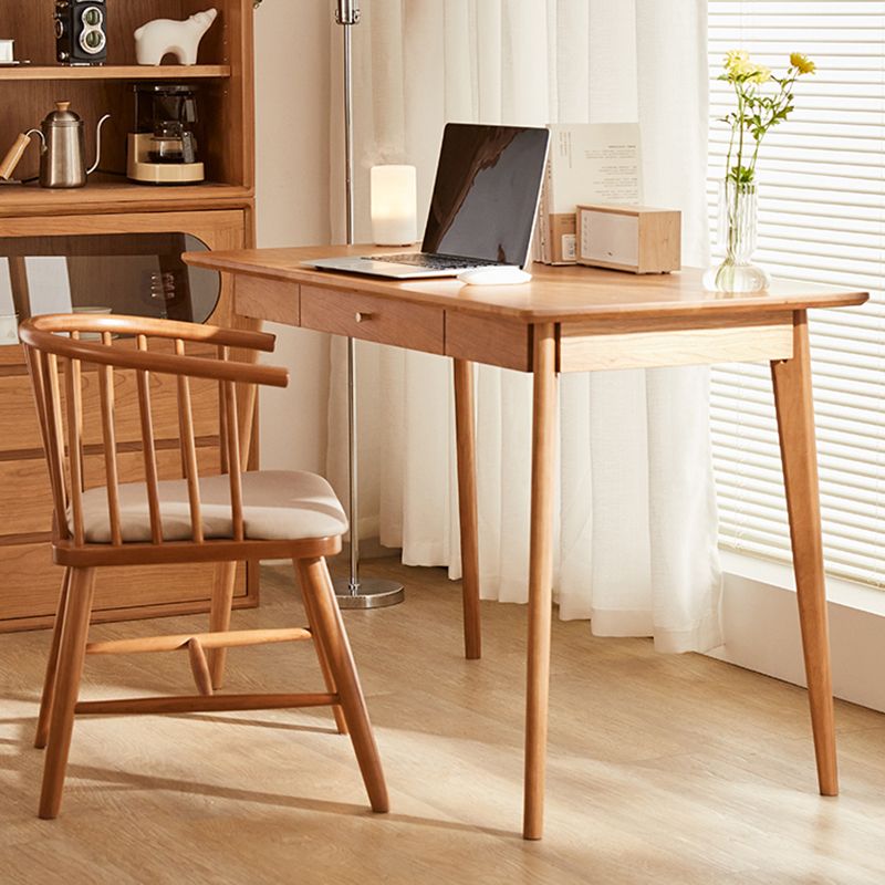 Modern Cable Management Office Desk Bedroom Solid Wood Writing Desk Clearhalo 'furn' 'furn_office_desk' 'Furniture' 'Office Desks' 'Office Furniture' 'office_desk' 1200x1200_8fc43e2f-d4b5-4806-a0eb-eec06c8ccb4b