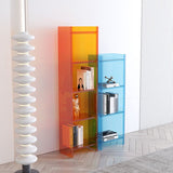 9.84"W Bookshelf Acrylic Closed Back Glam Style Bookcase for Office and Study Room Clearhalo 'Bookcases' 'furn' 'furn_bookcases' 'Furniture' 'furniture_bookcases' 'kitchen' 'kitchen_bookcases' 'Living Room Furniture' 'Office Furniture' 1200x1200_8fc50096-56a5-4a29-8fa9-ac2d6140a7ca