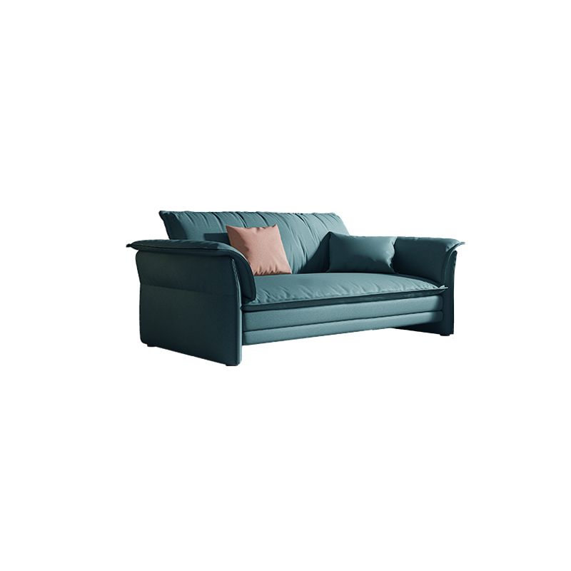 Contemporary Living Room Faux Leather Sofa Green Stain-Resistant Couch Clearhalo 'furn' 'furn_sofas' 'Furniture' 'furniture_sofas' 'Living Room Furniture' 'Sofa' 'sofas' 1200x1200_8fc74208-7446-4c5a-9a81-01a5d21492c2