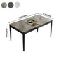 Modern Style 4 Legs Dining Table Three-Color Fixed Table of Sintered Stone Clearhalo ' dining_table' 'Dining Tables & Seating' 'Dining Tables' 'furn' 'furn_dining_table' 'Furniture' 'furniture_dining_table' 'Kitchen & Dining Furniture' 'kitchen&dining_furn' 'kitchen' 'kitchen_dining_table' 1200x1200_8fc86fdd-9b79-4c7f-b91c-272f89c0cbc4