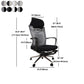 Hoge rug ergonomische bureaustoel Moderne Executive Swivel Arm Chair